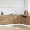 vidaXL Drawer Bottom Cabinet Lyon Artisan Oak 30x46x81.5 cm Engineered Wood