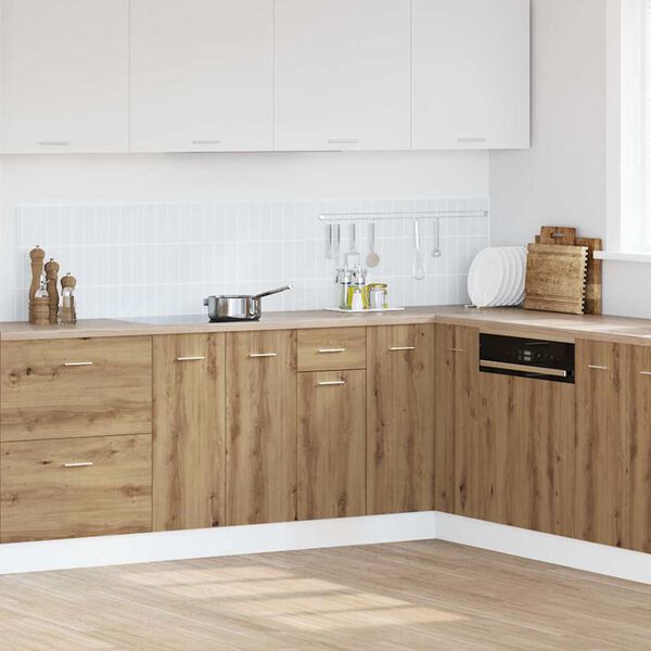 vidaXL Drawer Bottom Cabinet Lyon Artisan Oak 30x46x81.5 cm Engineered Wood