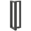 vidaXL Console Table Legs T-Shaped&nbsp;2 pcs Anthracite 38x25x(72-73) cm Steel