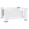 vidaXL Washing Machine Pedestal with Drawer White