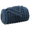 vidaXL Throw Blanket Navy Blue 270 x 240 cm 1.66 kg Fleece