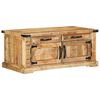 vidaXL Coffee Table with Drawer Brown 90 x 50 x 40 cm Solid Mango Wood