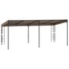 vidaXL Wall-mounted Gazebo 6x3 m Taupe Fabric