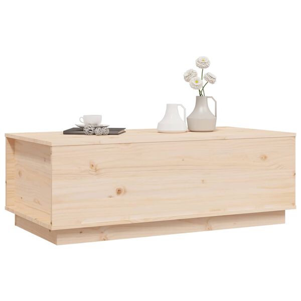 vidaXL Coffee Table 100x50x35 cm Solid Wood Pine