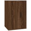vidaXL 2 Piece TV Cabinet Set Brown Oak Engineered Wood