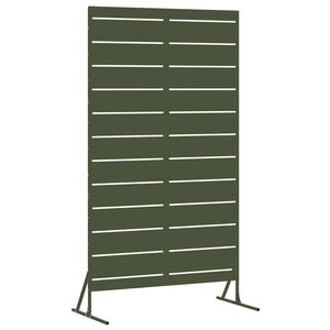 vidaXL Privacy Screen 100 x 50 x 180 cm Steel Olive Green