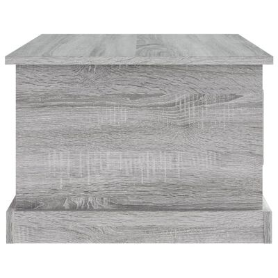 vidaXL Coffee Table Grey Sonoma 50x50x35 cm Engineered Wood