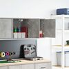 vidaXL Garage Wall Cabinets 2 pcs Concrete Grey Engineered Wood
