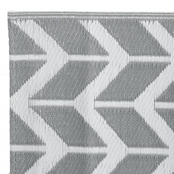 vidaXL Outdoor Carpet ARAKIL Grey 80x250 cm PP