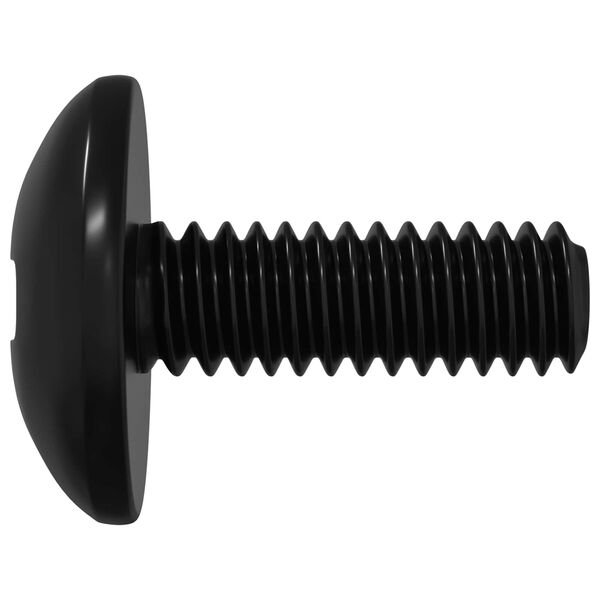 vidaXL Sleeve Screws 8182 pcs Black M4 x 10 mm Iron