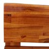 vidaXL Bed Frame with Live Edge without Mattress Solid Acacia Wood 90 cm