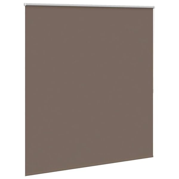 vidaXL Roller blind blackout 144.4x175 cm Fabric Width 140 cm coffee
