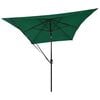 vidaXL Wind Protection Band Set for Parasol Black Polypropylene