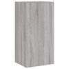 vidaXL 5 Piece TV Wall Units with LED Grey Sonoma Engineered Wood