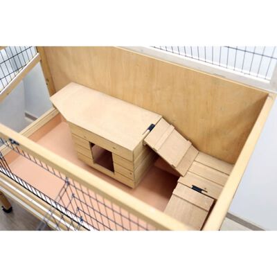 Kerbl Small Animal Cage Indoor Deluxe 115x60x92.5 cm Wood 82725