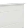 vidaXL Headboard Gloss White 200 cm Engineered wood