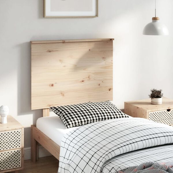 vidaXL Bed Headboard 79x6x82.5 cm Solid Wood Pine
