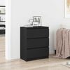 vidaXL Sideboard Black 60x35x76 cm Engineered Wood
