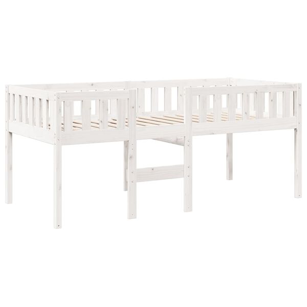 vidaXL Children's Bed without Mattress White 90x200 cm Solid Wood Pine
