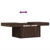 vidaXL Coffee Table Brown Oak 80x55x40 cm Engineered Wood