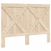 vidaXL Bed Frame without Mattress with Headboard 160x200 cm Solid Wood