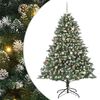 vidaXL Artificial Christmas Tree with 300 LEDs with Stand Green 210 cm