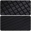 vidaXL Car Mat 4 pcs Black Rubber