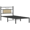 vidaXL Bed Frame without Mattress Sonoma Oak 80x200 cm Engineered Wood