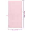 vidaXL Sports Towels 2 pcs Pink 100 x 50 cm Polyester and polyamide