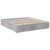 vidaXL Bed Frame with Drawers without Mattress Concrete Grey 180x200 cm Super King