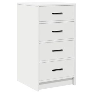 vidaXL Sideboard White 40 x 41 x 75 cm Engineered Wood