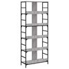 vidaXL Bookshelf Grey Sonoma 78.5x33x188.5 cm Engineered Wood