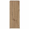 vidaXL Shoe Cabinet Artisan Oak 77.5 x 30 x 83.5 cm Engineered Wood