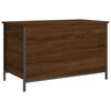 vidaXL Storage Bench Brown Oak 80x42.5x50 cm Engineered Wood