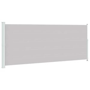 vidaXL Patio Retractable Side Awning 200x500 cm Grey