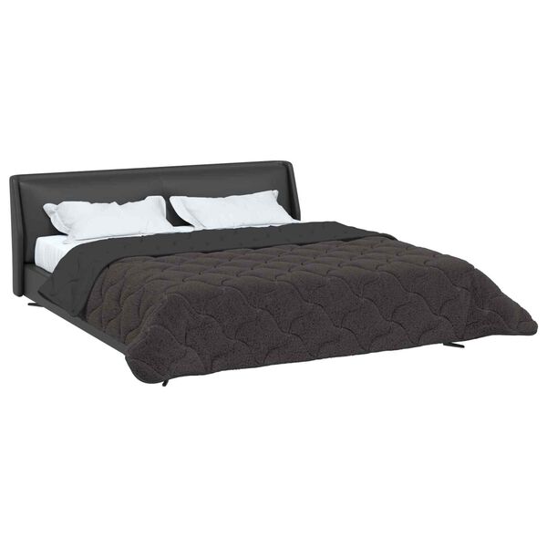 vidaXL Full Year Duvet Quilted Anthracite 200 x 200 cm