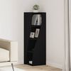 vidaXL Corner Cabinet Black 32x32x102cm Engineered Wood
