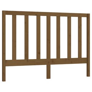 vidaXL Bed Headboard Honey Brown 166x4x100 cm Solid Wood Pine