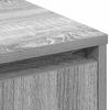 vidaXL LED Sideboard Grey Sonoma 71 x 34.5 x 75 cm Engineered Wood