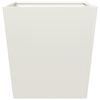 vidaXL Garden Planter White 50x50x50 cm Steel
