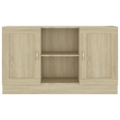 vidaXL Sideboard Sonoma Oak 120x30.5x70 cm Engineered Wood