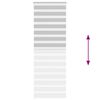 vidaXL Zebra Blind Light Grey 90x230 cm Fabric Width 85.9 cm Polyester
