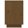 vidaXL Bedside Cabinet Honey Brown 50x34x50 cm Solid Wood Pine