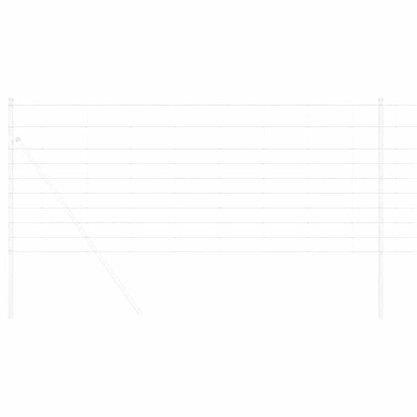 vidaXL Field Fence Silver 50 x 1 m Galvanised steel
