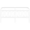 vidaXL Metal Replace Headboard White 160 cm