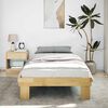 vidaXL Bed Frame without Mattress 100x200 cm Solid Wood Oak