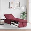 vidaXL Sofa Bed Wine Red 194 x 50 x 82 cm Plywood