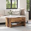 vidaXL Coffee Table Old Wood 80 x 50.5 x 41.5 cm Engineered Wood