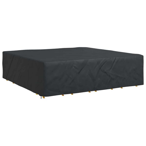 vidaXL Furniture Cover Plain Black 275 x 275 x 70 cm 420D