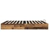 vidaXL Ottoman Bed Frame Old Wood 203 x 180 x 25 cm Engineered Wood